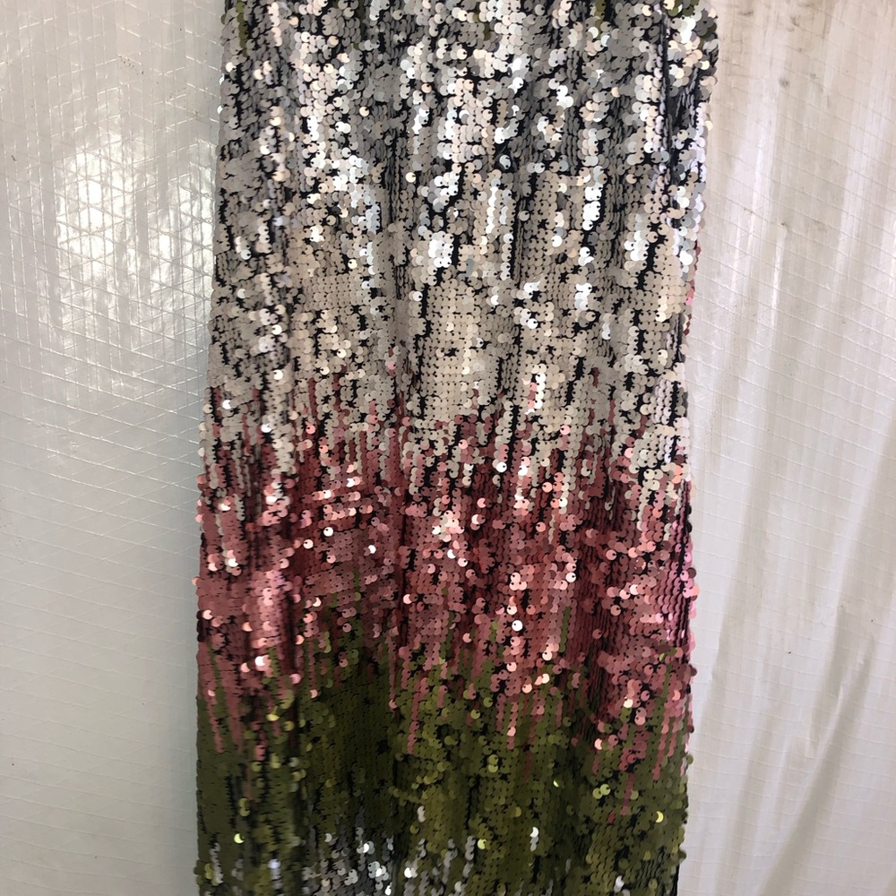 Multicolor Sequin Mini Dress